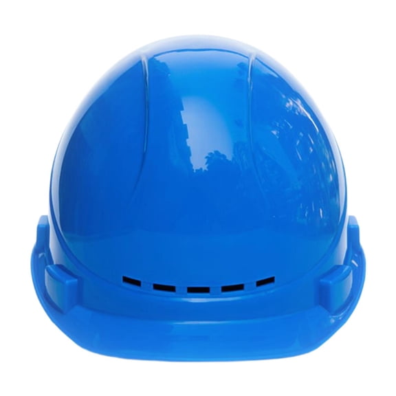 Dualoai Hard Hat Easy to Use Ventilated Practical Impact Resistant Hard Cap Headgear Blue
