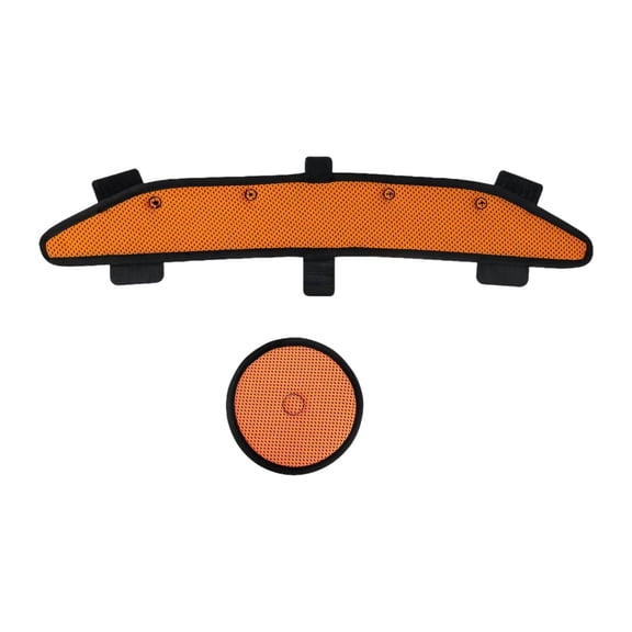 Dualoai Hard Hat Liner Hard Hat Cooling Liner for Industrial Outdoor Activities Orange