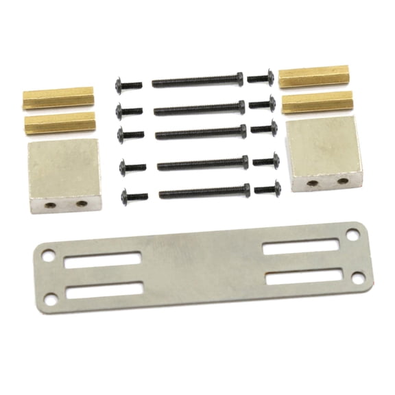 Dualoai Heavy Duty RC Car Upgrade Steering Servo Mounts Holders Bracket Hardware for WPL MN RC Off-Road Crawler Semi-Truck Accessories