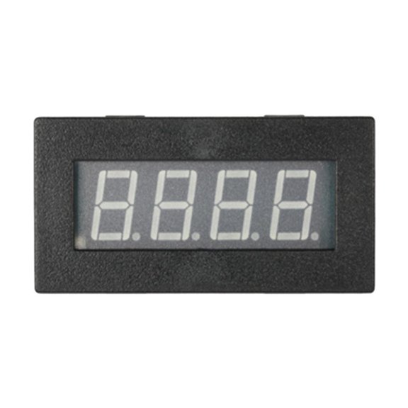 Dualoai High Precision 0.56" 4LED Digital Frequency Tachometer Car Motor Speed Meter Red