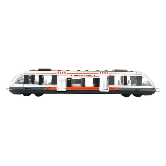 Dualoai High - Speed Rail Model Die Cast Model Children Toys Alloy Car White