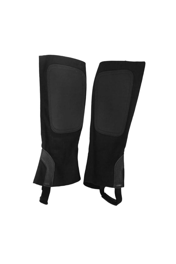 Horse Riding Half Chaps Horseback Riding Premium Washable Women Men Supplies Protection Comfortable Canvas Equestrian Gear XL