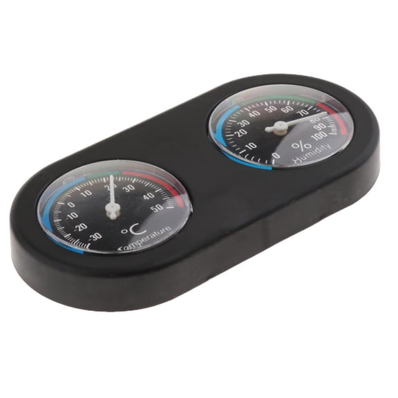 Dualoai Household Hygrometer Indoor Outdoor Thermometer Temperature and Humidity Monitor