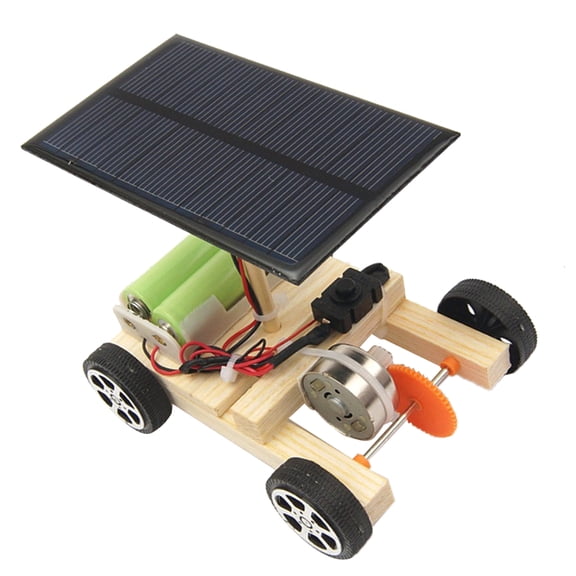 Dualoai IQ Training Physics Science Students Solar Car Model Motor Hand On Working Smart