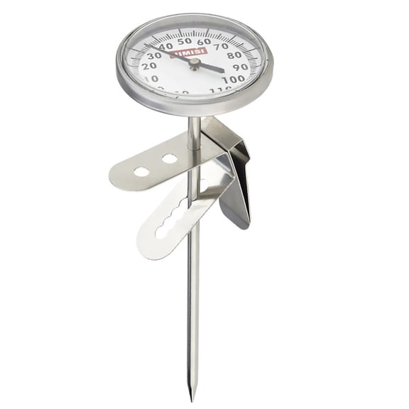 Dualoai Instant Read Espresso Coffee Cappucino Steamed Milk Tea Thermometer Stainless