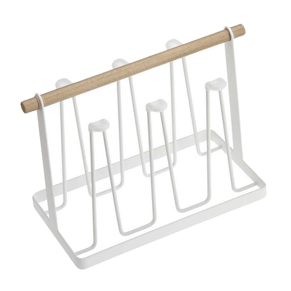Dualoai Japanese Cup Holder Metal Mug Rack Kitchen Display Storage Wire ...