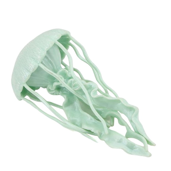 Dualoai Jellyfish Model Figures Early Education Vivid Educational Toys Tools Green