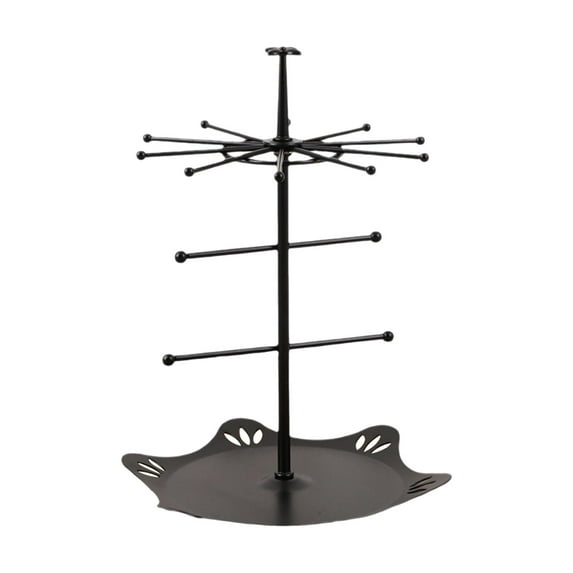 Dualoai Jewelry Hanger Gifts for Photography Necklace Holder for Home Shelf Tabletop Black L