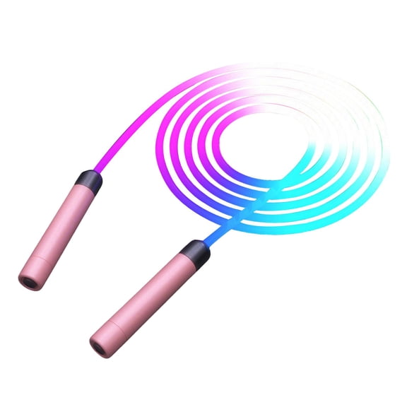 Dualoai Jump Rope for Kids Glowing Portable for Home Outdoor Activities Party Favors