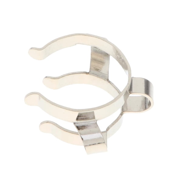 Dualoai Keck Stainless Steel Laboratory Clamp Clip for Multiple Size Glass Ground Joints 19mm