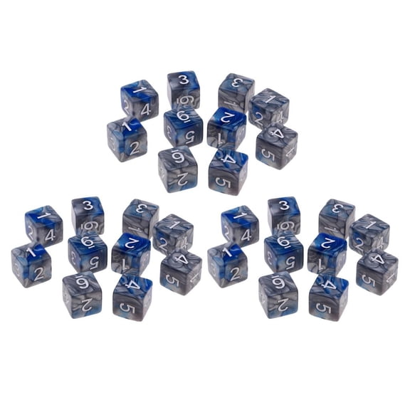 Dualoai Lot of 30 6 16 Mm for Board Games / Mathematics Teaching