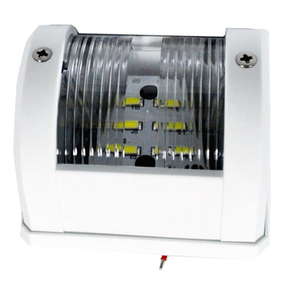 Dualoai MARINE BOAT YACHT NIGHT SAILING SIGNAL LAMP WHITE STERN LED NAVIGATION LIGHT 12V