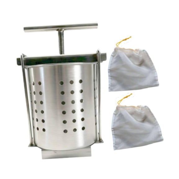 Dualoai Manual Vegetable Squeezer Hand Press Extractor for Camping Household Kitchen 2.5L