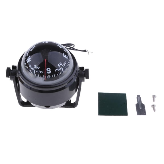 Dualoai Marine Boat Compass with Mounting Kit for Caravan Truck Car Sailing Navigation