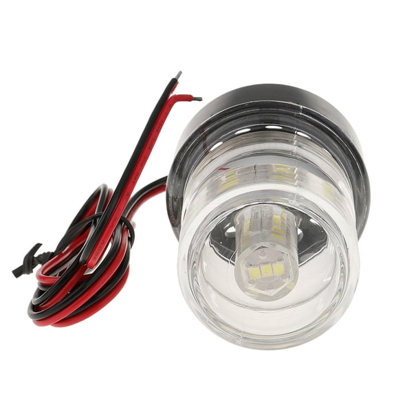 Dualoai Marine Navigation Anchor Lights Stern Light All-Round 360 Degree White LED 12V
