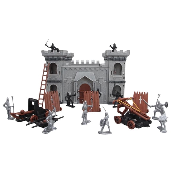 Dualoai Medieval Knight Soldier Toys Figures Static Model Knight Game Soldier Model, for