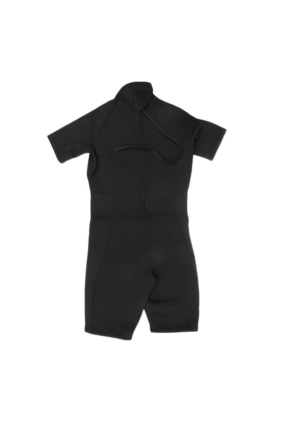 Men's 3mm Neoprene Shorty Wetsuit for Diving Snorkeling Swimming Surfing Black XL