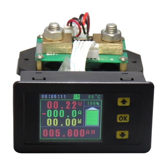 Dualoai Meter LCD Watt Voltage Current Car Battery 500V 200A