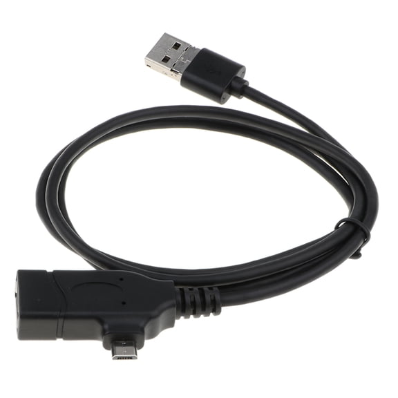 Dualoai Micro USB 2. OTG Cable Micro USB And USB Compatible for Samsung and Other Smart