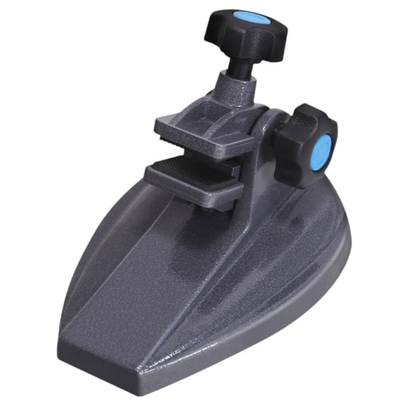 Dualoai Micrometer Stand Holder High Performance Non Slip Cast Iron Adjustable Angle Replace Professional Grade Measurement Tool Base Length 16.2 cm