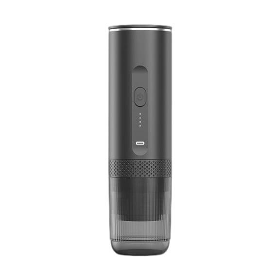 Dualoai Mini Capsule Coffee Machine Lightweight Rechargeable Espresso Device for Outdoor Black