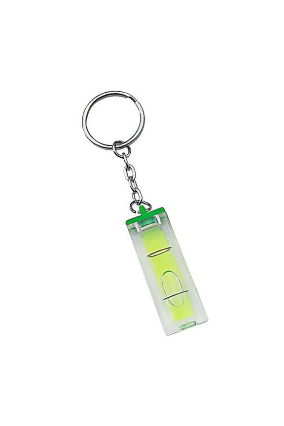 Mini Spirit Level Keyring Keychain Tool DIY Gadget Novelty Gift Green