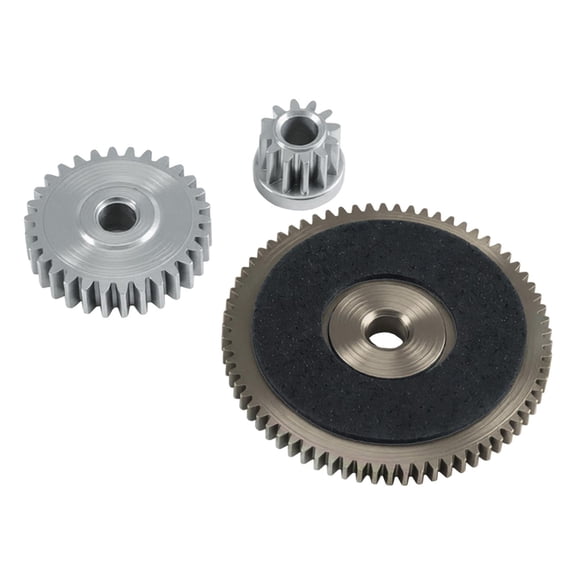 Dualoai Motor Gearbox Gear Set Metal Upgrade,1/12 RC Car Scale, RC Components Replacement Kit Control Car Accessories for