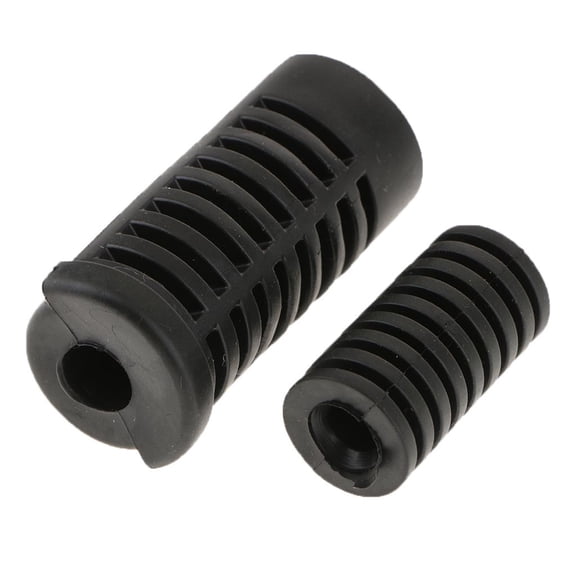 Dualoai Motorbike Gear Shift Shifter Lever Rod & Footrest Pedal Rubber Cover , Black