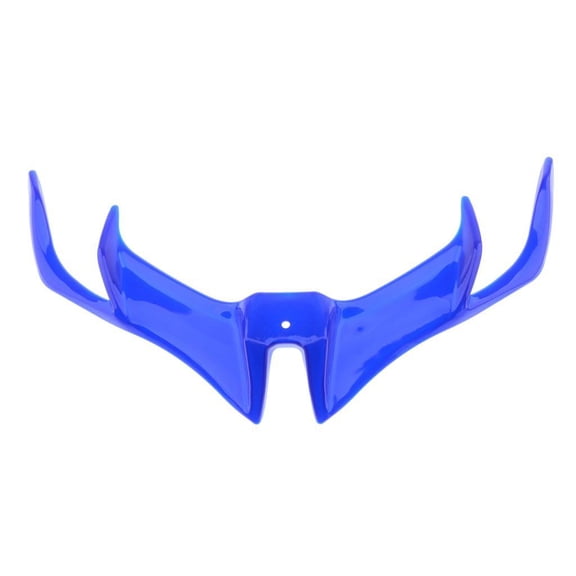 Dualoai Motorcycle Front Fairing Aerodynamic Winglets -ABS Plastic Cover Protection Blue New-Blue