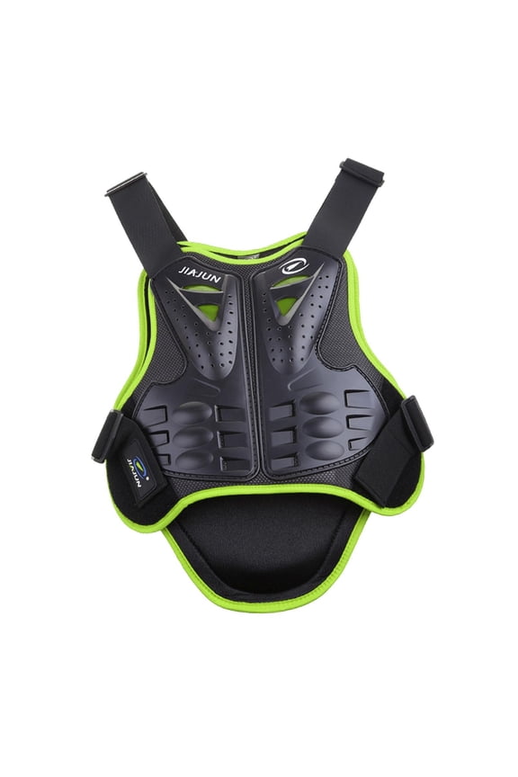 Motorcycle Protection Vest. Spine Chest Protection Chest Back Protector Protective Gear Body Armor for Motocross Dirtbike Skiing Mens Adult Green