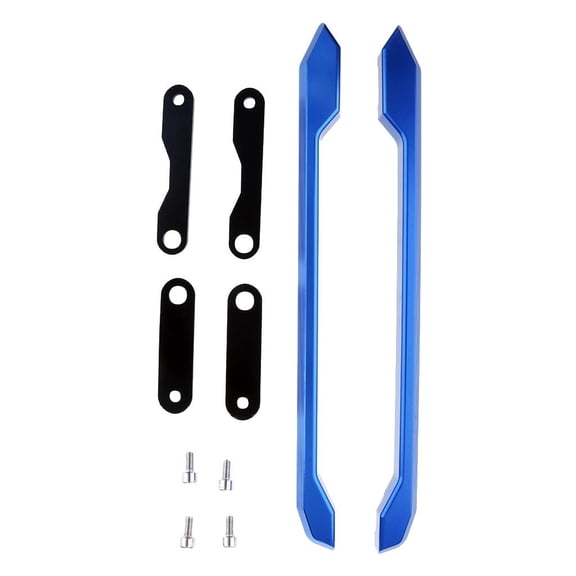 Dualoai Motorcycle Rear Seat Passenger Seat Grab Bars for / FZ09 Series - Blue