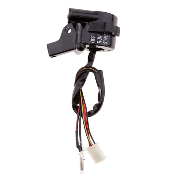 Dualoai Motorcycle Throttle Housing Start Kill Switch Lever Assembly for Yamaha PW50