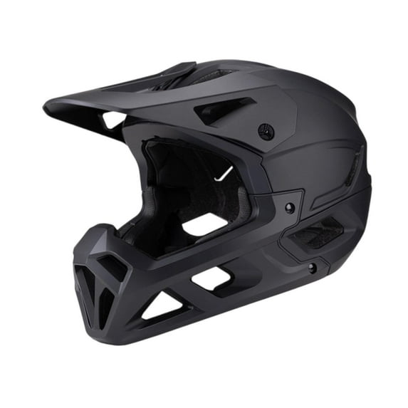 Dualoai Mountain Bike Helmet Mountain & Road , Lightweight, Ventilation, Breathable with Removable Chin Pad, Cycling Helmet Black