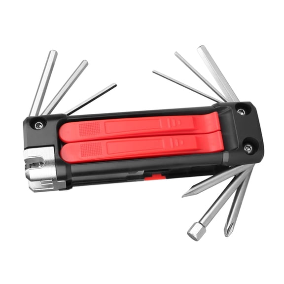 Dualoai Multifunctional Practical Bicycle Repair Tools Bike Tool Kit Folding multiple pocket Screwdriver Wrench Mountain Road Bike Bicycle Cycling Accessory
