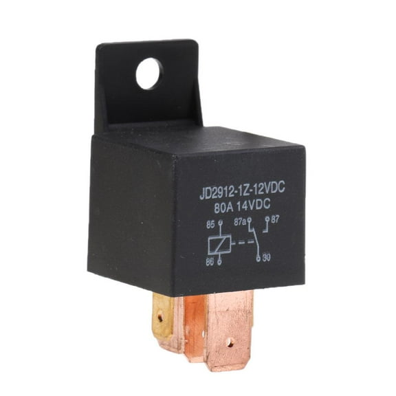 Dualoai N/C N/O Change Over Changeover 5 Pin Relay 12V Volt DC 80 AMP With Bracket