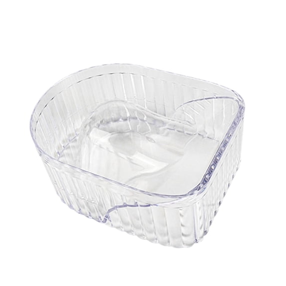 Dualoai Nail Soaking Bowl Professional Soaker Tray Manicure Hand Soak Bowl for Salon Clear