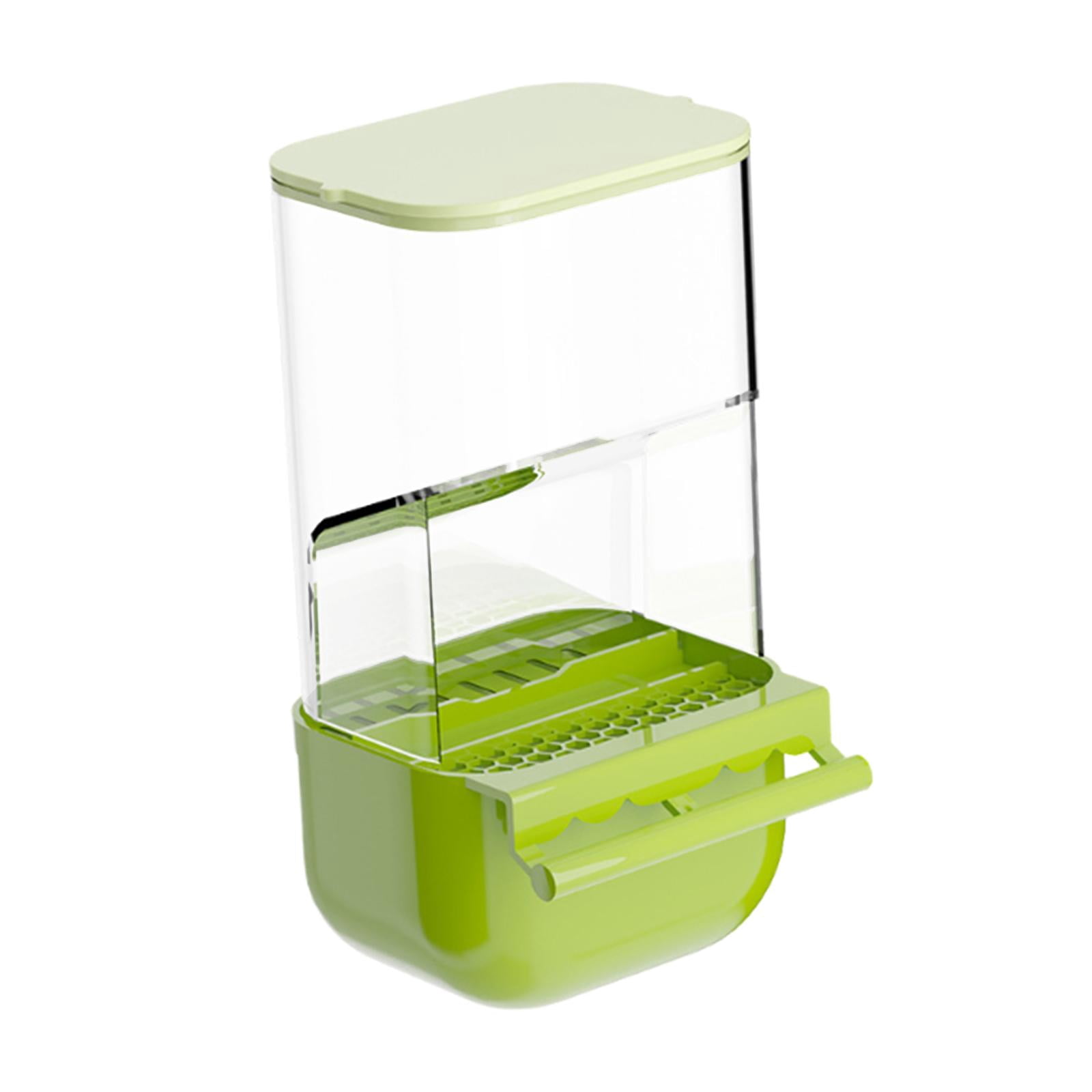 Curated visual reference: Picture Idea: Dualoai No Mess Bird Cage Feeder Automatic Parrot Feeder With