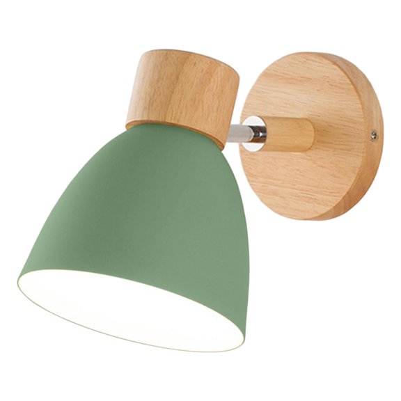 Dualoai Nordic Wall Lamp Bedside Lamp Wall Sconce for Restaurant Room Green