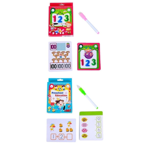 Dualoai Number &Math Flash Cards for Kindergarten Toddlers Preschool