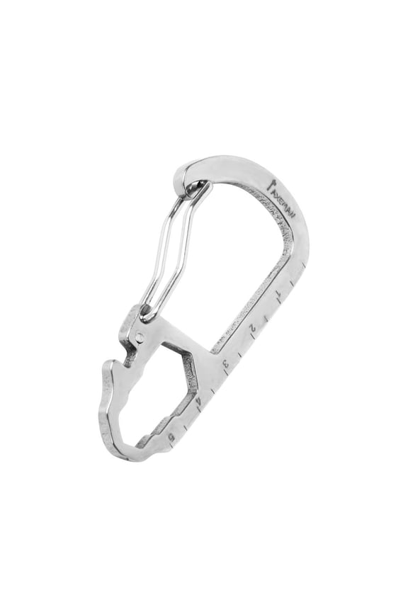 Outdoor Camping Multifunction Stainless Steel Clip Hook Carabiner Keychain Scale