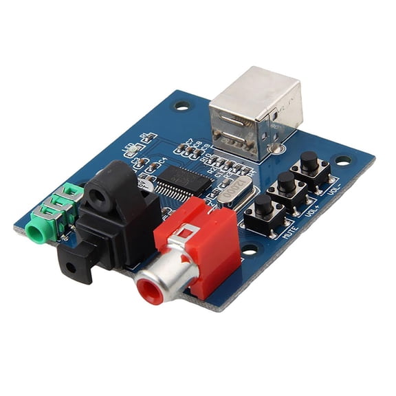 Dualoai PCM2704 USB DAC to S/PDIF HiFi Sound Card Decoder Board 3.5mm Analog Output