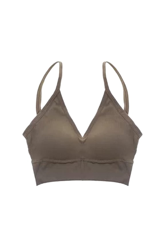 Padded Spaghetti Straps Coffee