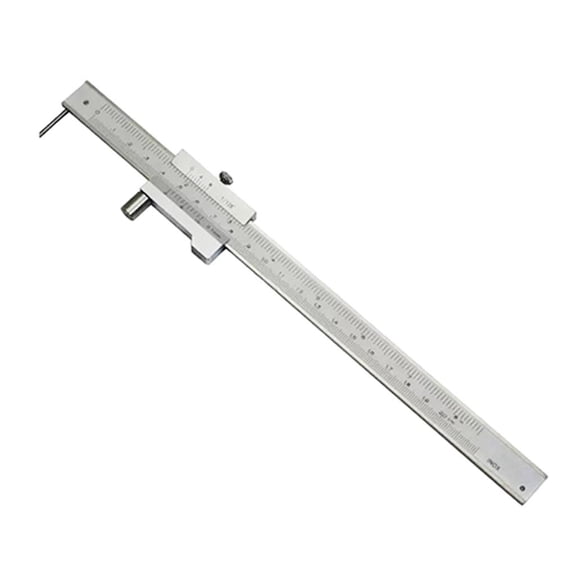 Dualoai Parallel Line Vernier Caliper Tungsten Carbide Recorder Ruler Measuring Device