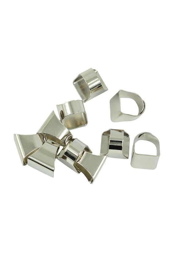 Pcs Blank Ring Pad Ring Components, Adjustable Ring Bases Findings for Jewelry Silver White