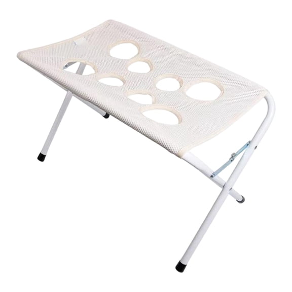 Dualoai Pet Grooming Table Bath Bed for Small Medium Dogs Cats Nail Trimming Animals Gray