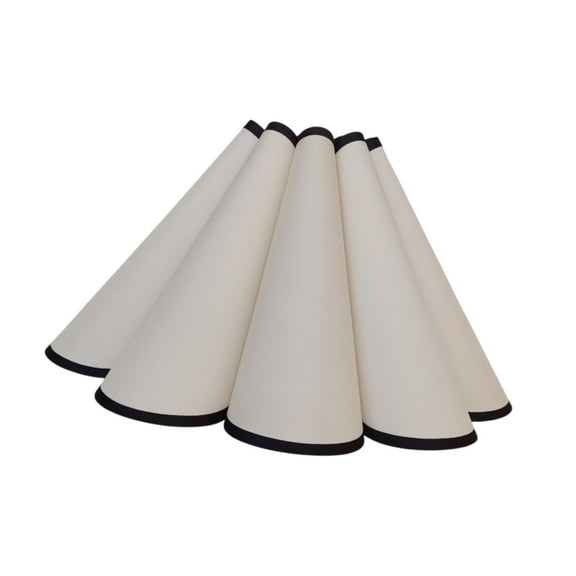 Dualoai Petal Cloth Lamp Shade Lampshade Fashion Light Cover Lamp Cover for Wall Sconces L