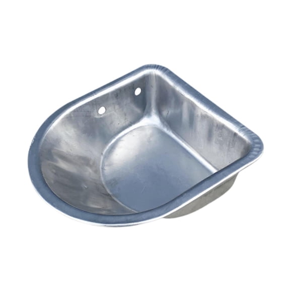 Dualoai Pig Feeding Trough Pig Feeder Waterer Fodder Container Durability Portable Large Capacity Livestock feed Bowl Sow feed Basin Style D