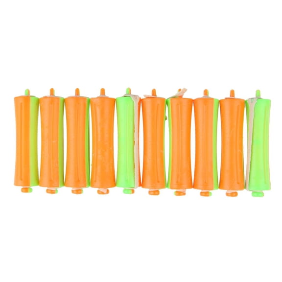Dualoai Plastic Perm Rods Heat Free Curlers Rollers Clips Perming Hair Hairdressing Hair 6