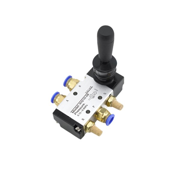 Dualoai Pneumatic Manual Control Valve Good Sealing Easy to Use Lightweight Fittings PC10 02