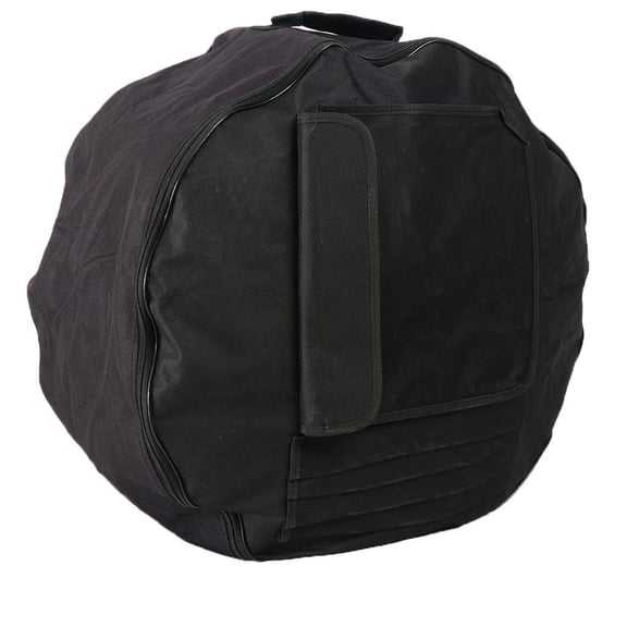 Dualoai Portable Black Bass Drum Bag Storage Soft Case for 22''24''25'' Bass Drum 22inch